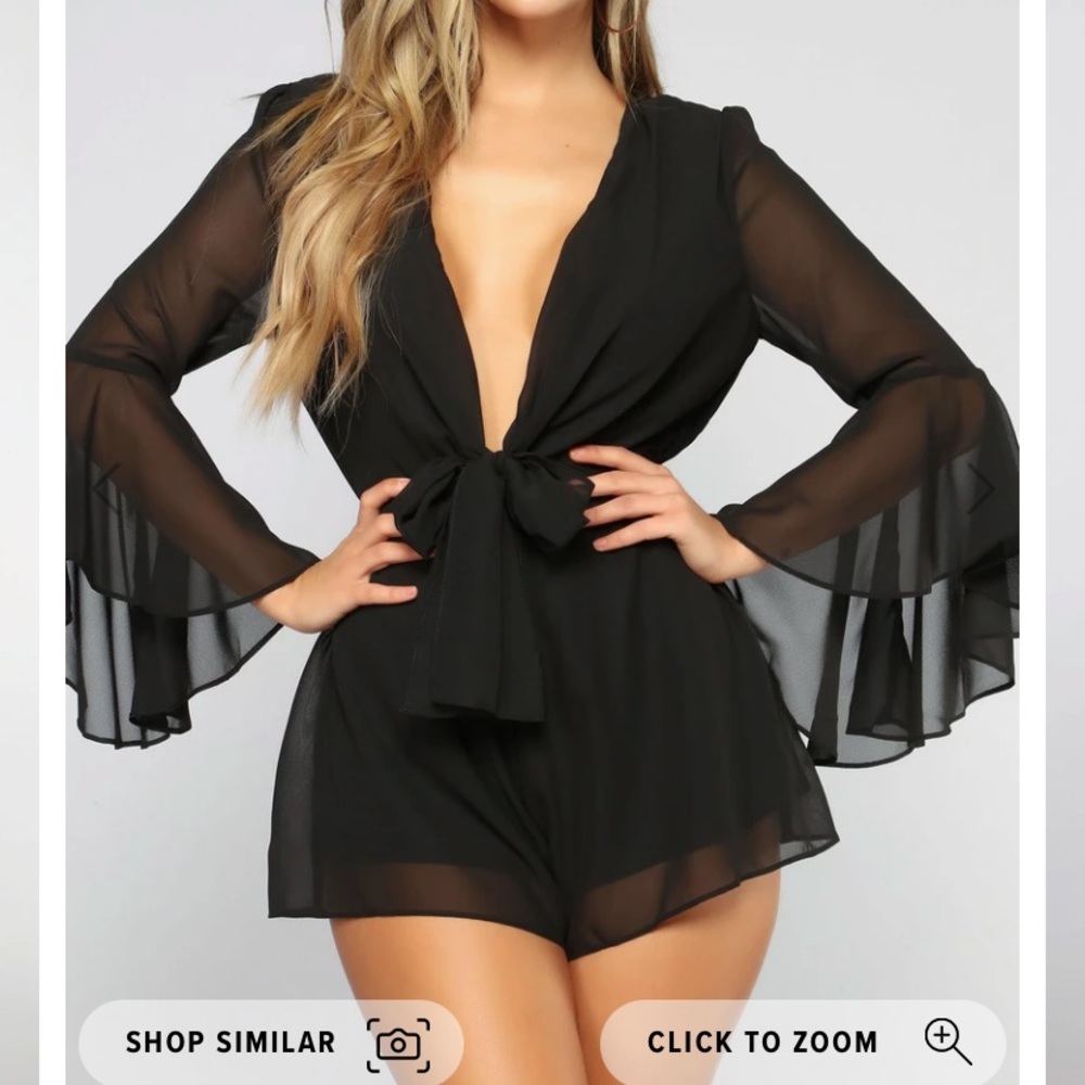 Fashion Nova - SALMA CHIFFON ROMPER